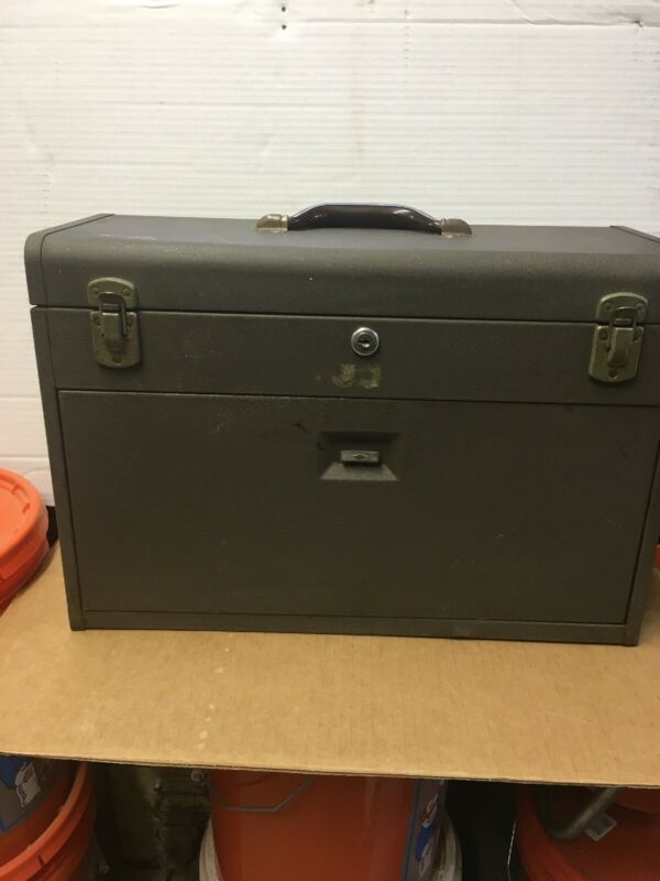 VINTAGE KENNEDY 520 MACHINIST''S TOOL BOX CHEST 7 DRAWERS Antique Price Guide Details Page