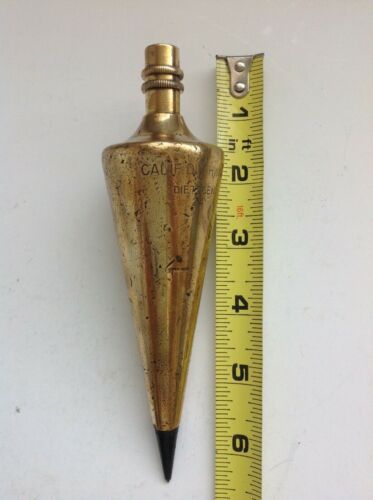 Dietzgen 24 Ounce Brass Plumb Bob Antique Price Guide Details Page 