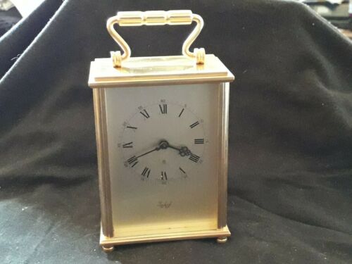 Vintage Swiss Made Imhof 8 Day Carriage Clock Working -- Antique Price ...
