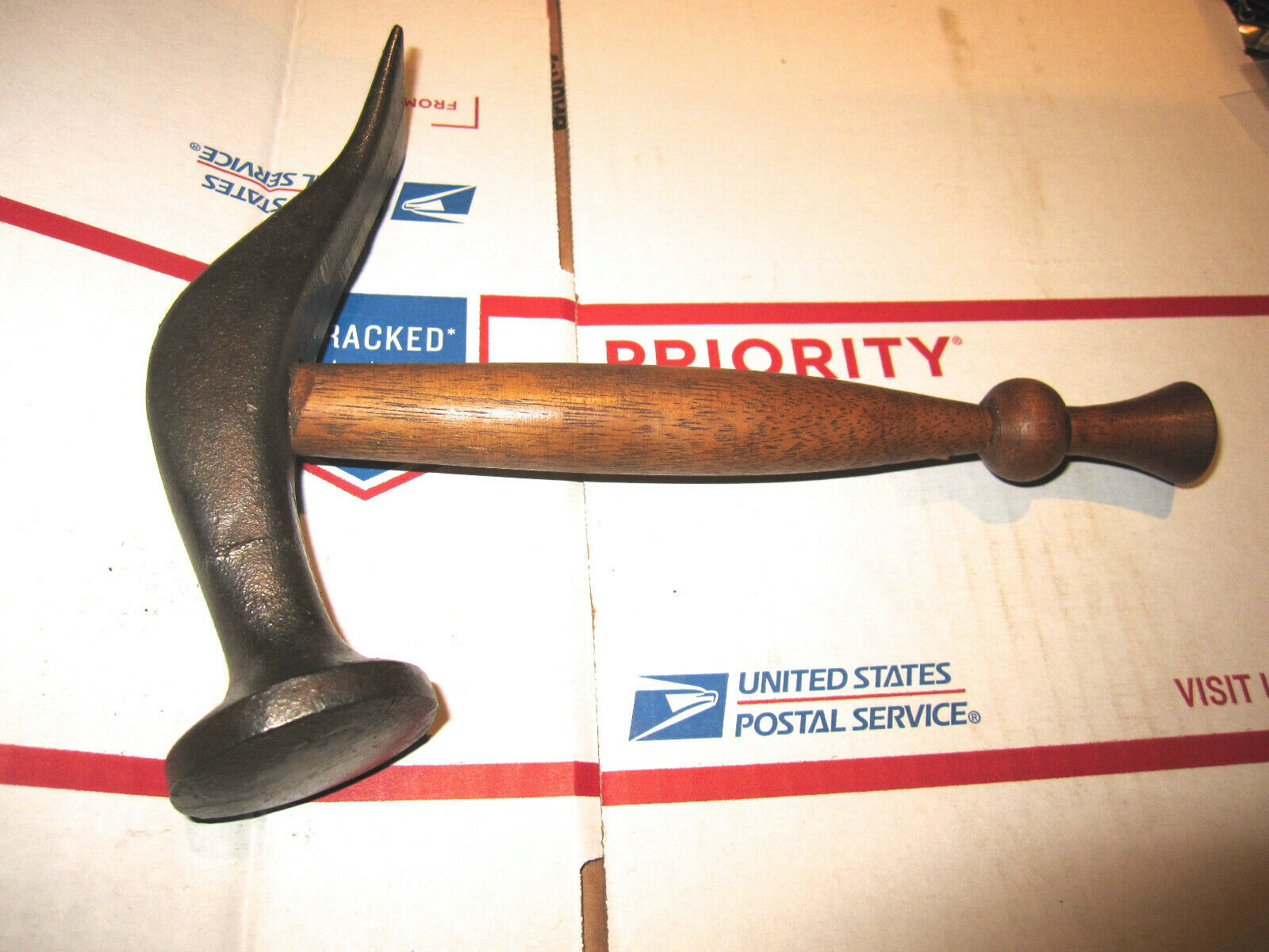 ANTIQUE/VINTAGE UNKNOWN MAKER FRENCH PATTERN COBBLERS HAMMER GOOD COND