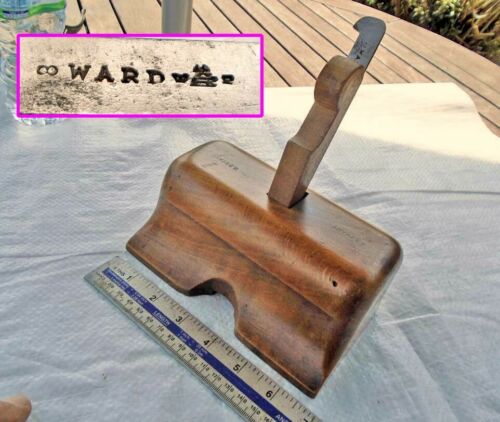 Vintage Very Nice User Made ''Old Womans Tooth'' Beech Large Router ...