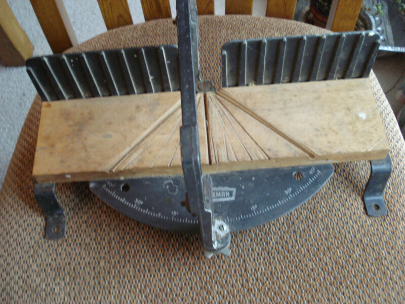 Vintage Craftsman miter box -- Antique Price Guide Details Page