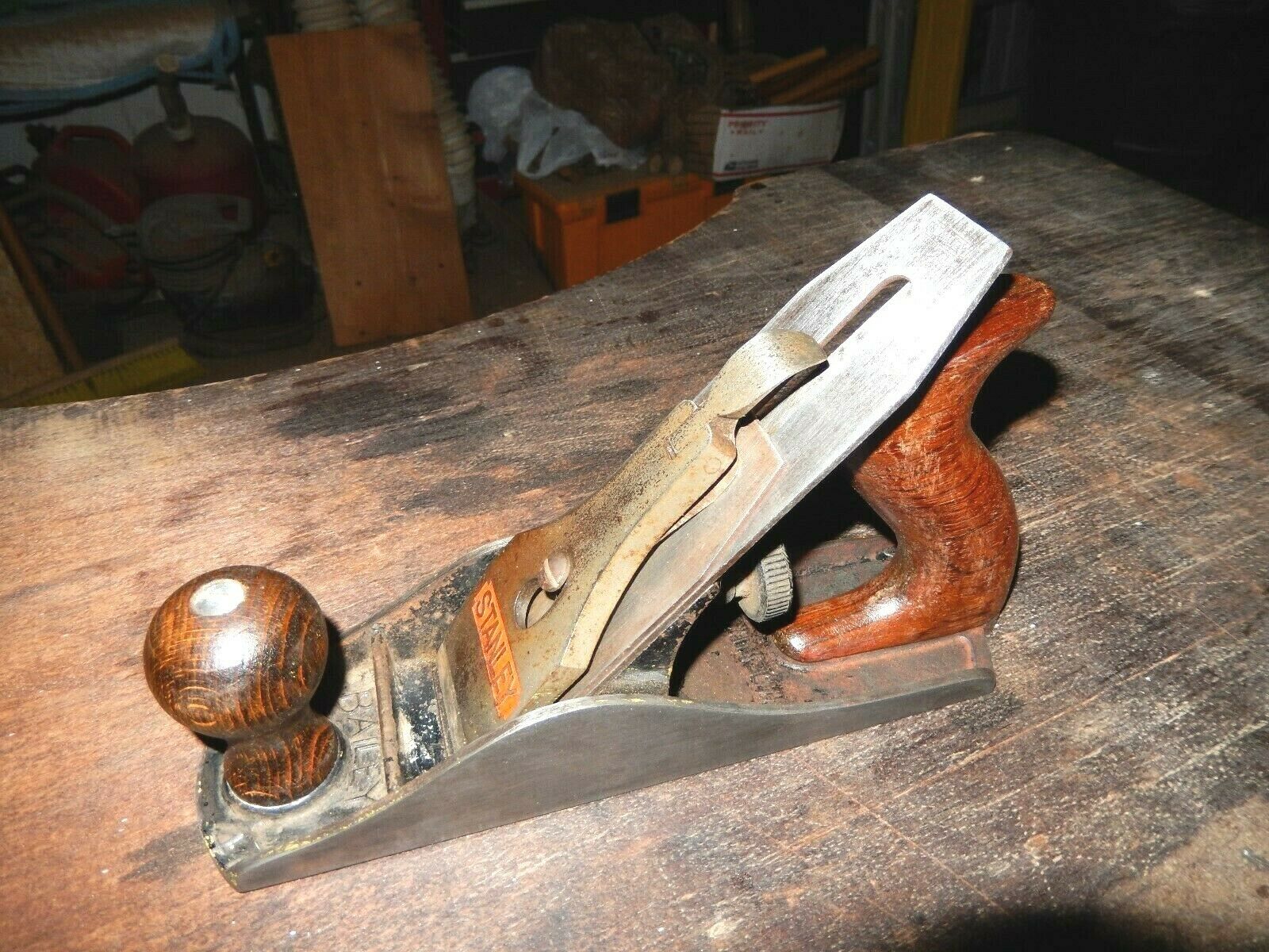 Stanley Bailey No 4 Smooth Bottom Woodworking Bench Plane Hand Plane