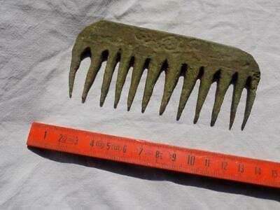 Roman Bronze Comb -- Antique Price Guide Details Page