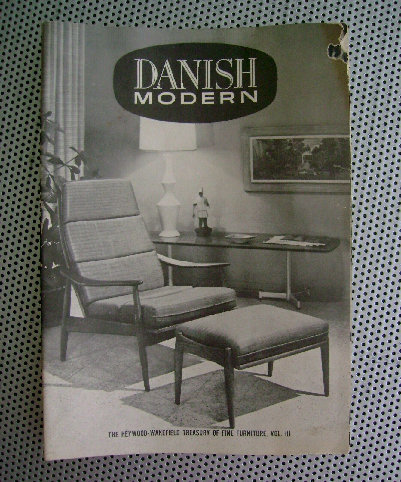 Vtg. 1961 Heywood Wakefield Mid Century Modern MCM "Danish Furniture