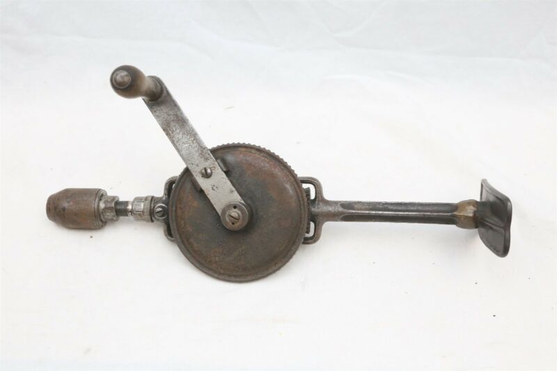 Vintage Yankee Chest Brace Hand Crank Drill Model 1550 North Brothers