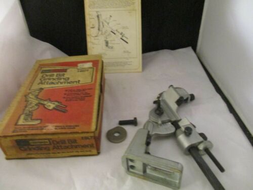 VINTAGE SEARS CRAFTSMAN DRILL BIT GRINDING ATTACHMENT TOOL W BOX ...