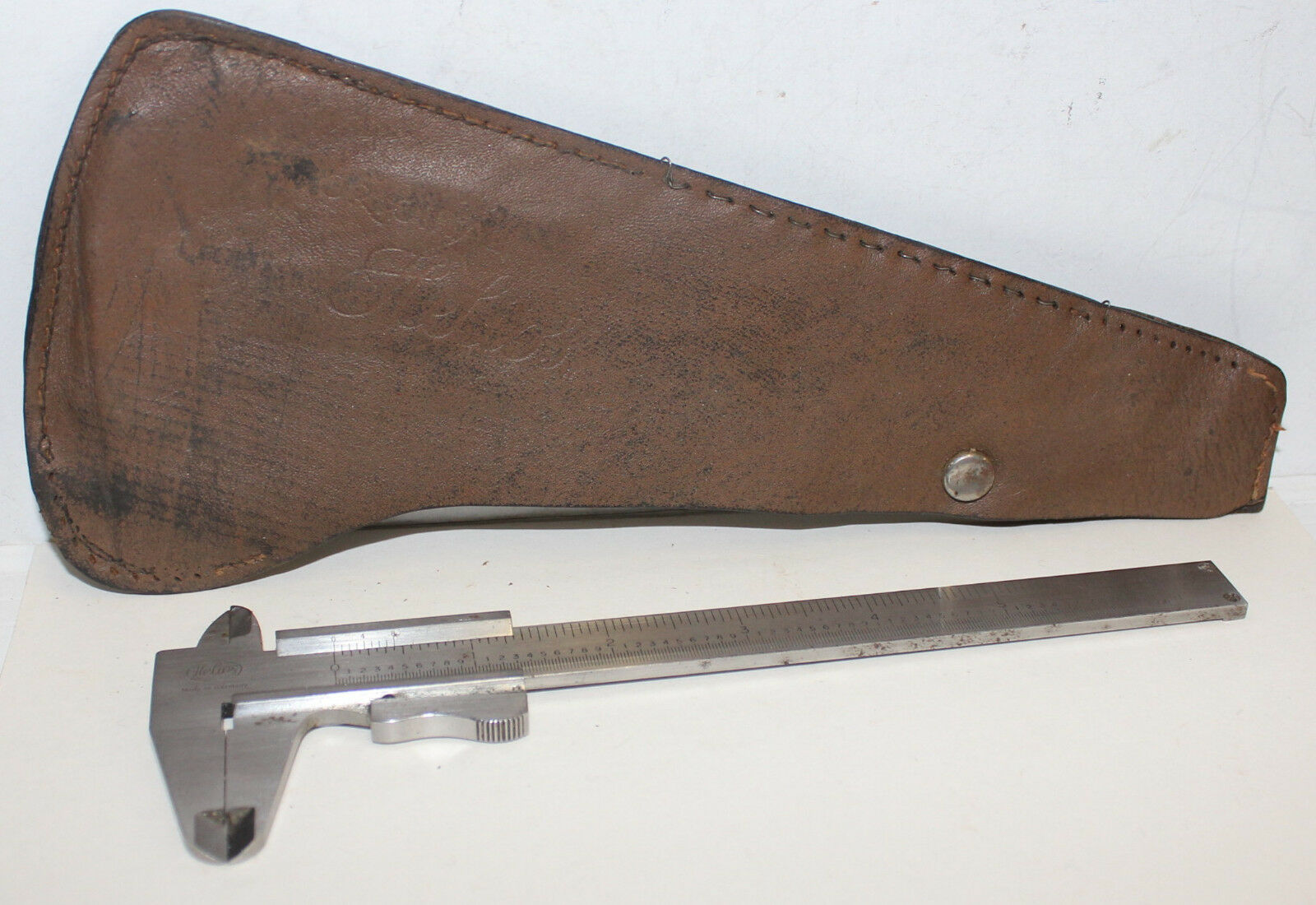 Vintage Helios 6" Vernier Caliper Gauge ENGRAVED Made in Germany