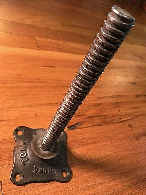Tonk brand threaded swivel shaft for piano stool -- Antique Price Guide
