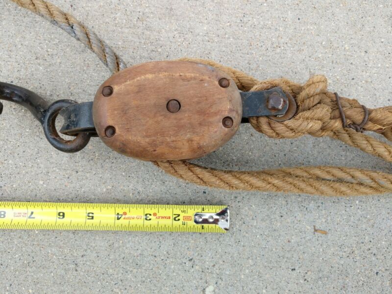 Antique Block And Tackle Antique Price Guide Details Page