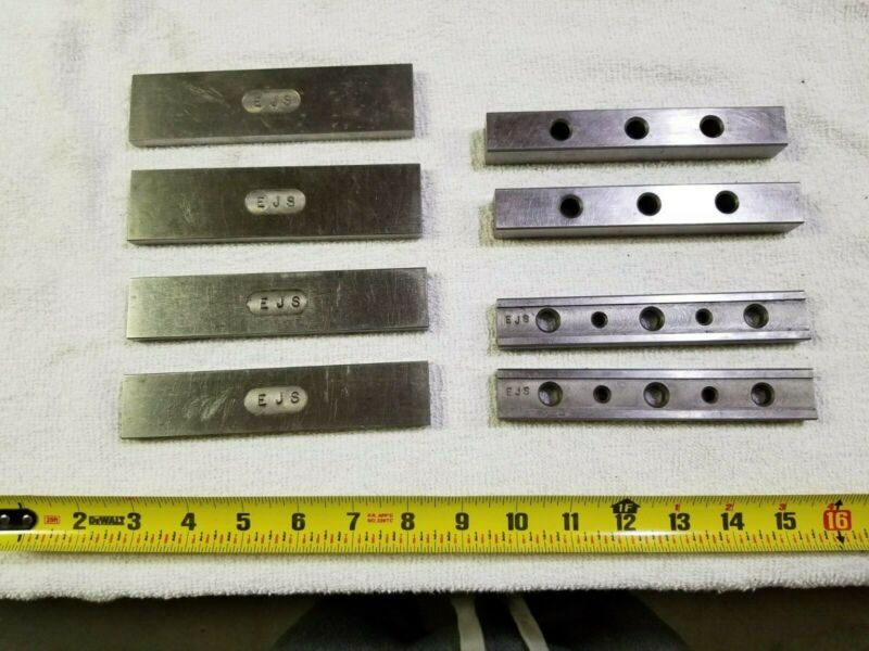 Set Of 4 Machinist Parallel Bars. Used. Various sizes Antique Price