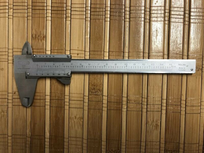 Craftsman 40162 Vernier Caliper Stainless Steel Germany. Antique