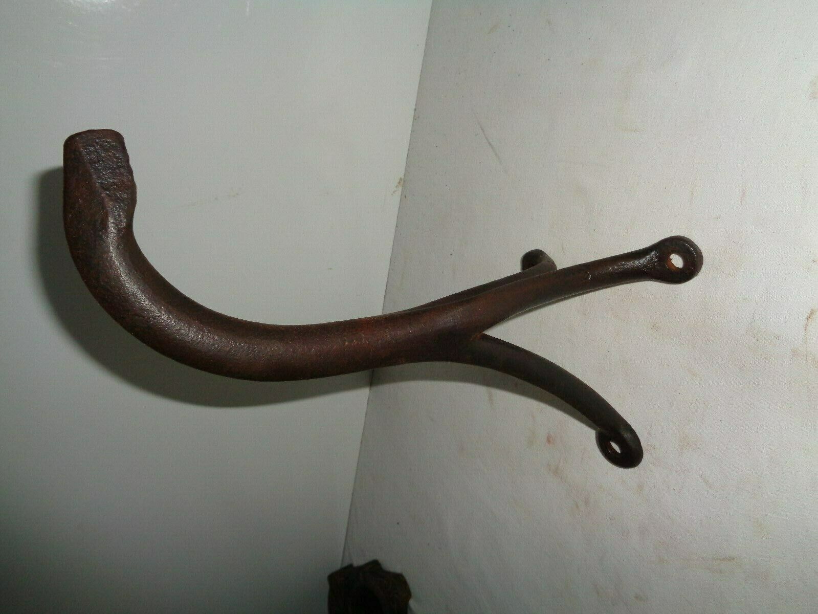 Antique 3 legged HORSE HARNESS HANGER, salvaged from old barnfarm tool