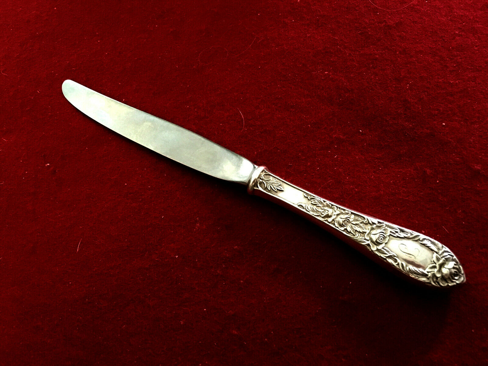 Kirk ROSE Sterling Handle Knife -- Antique Price Guide Details Page