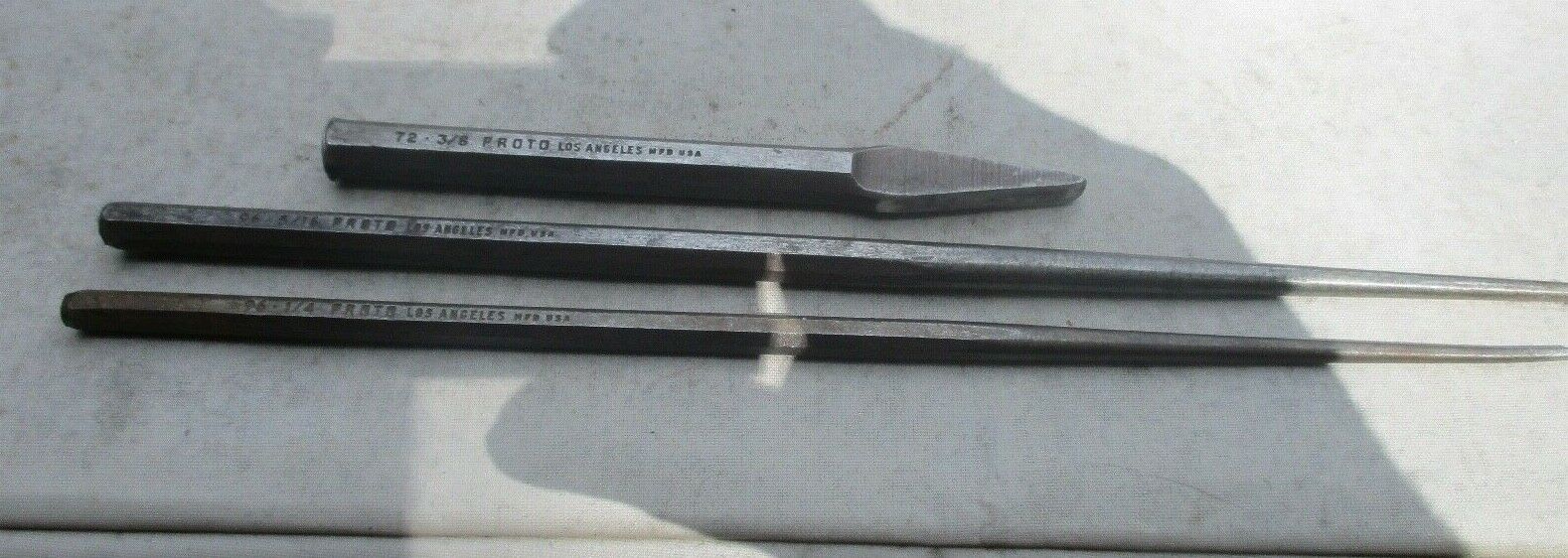 3 vintage PROTO PUNCHES Antique Price Guide Details Page