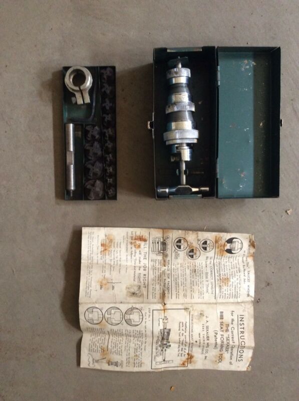 J.A. SEXAUER, Bibb Type Faucet, Professional Valve Seat Forming Tool