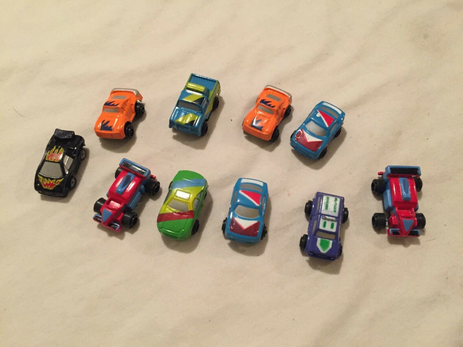 green mini toy car