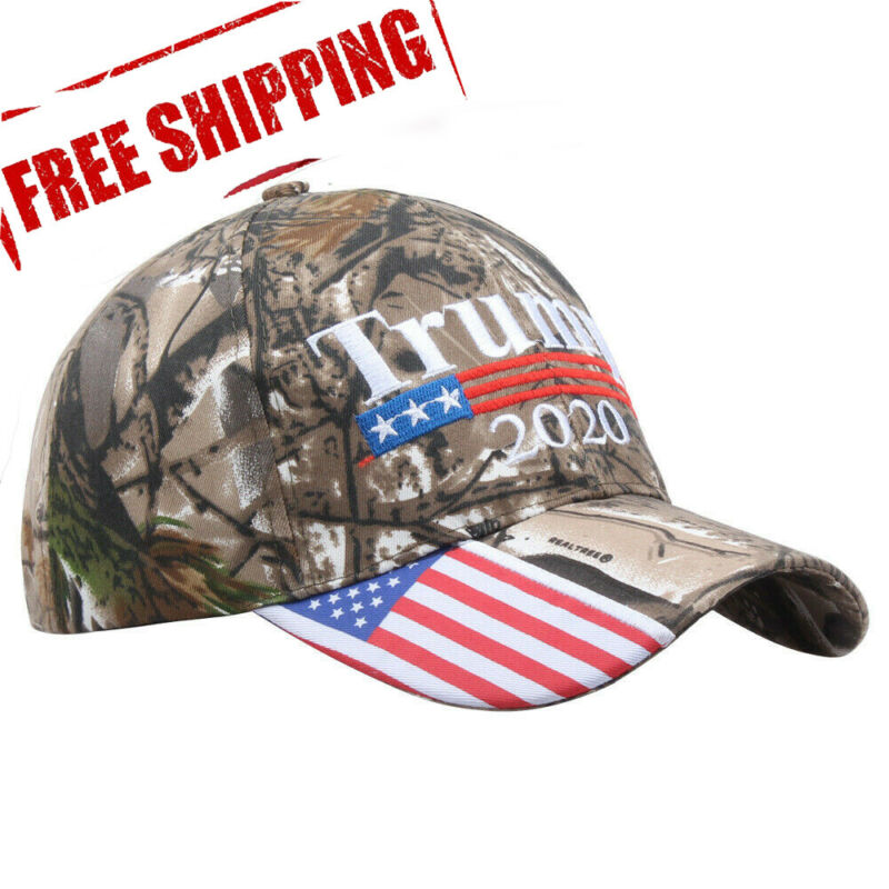Donald Trump 2020 MAGA Camo Embroidered Hat Keep Make America Great ...