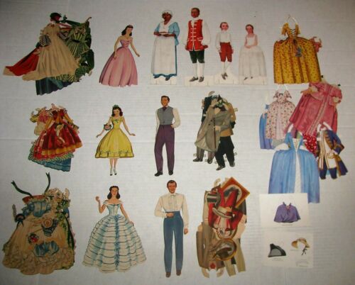 1940-s-black-americana-gone-with-the-wind-paper-cut-out-dolls-lot-1