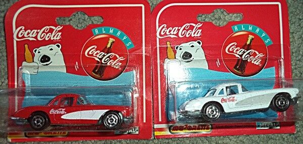 majorette corvette 58 coca cola