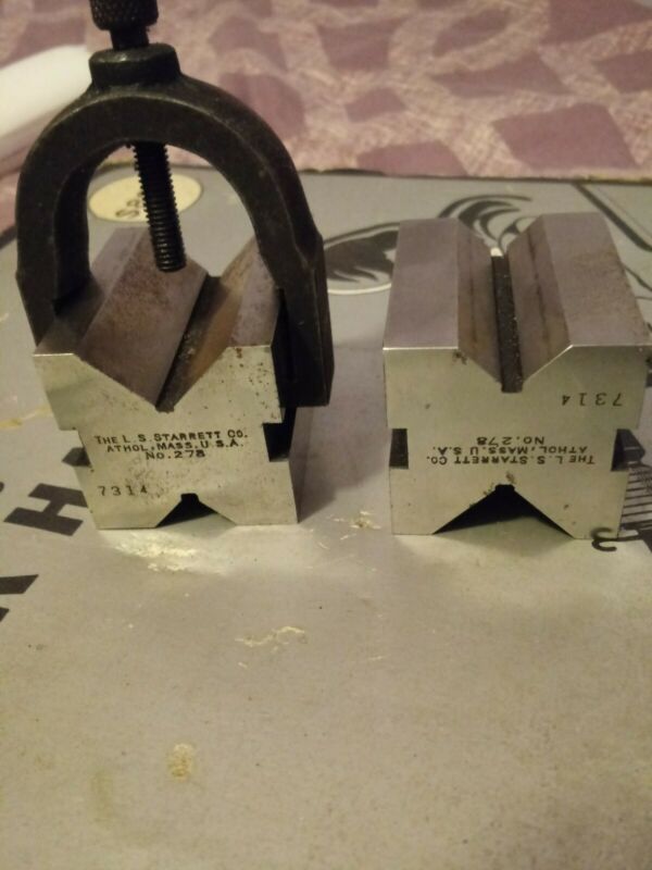 The L.s Starrett No.278 V Block Clamp Antique Price Guide Details Page
