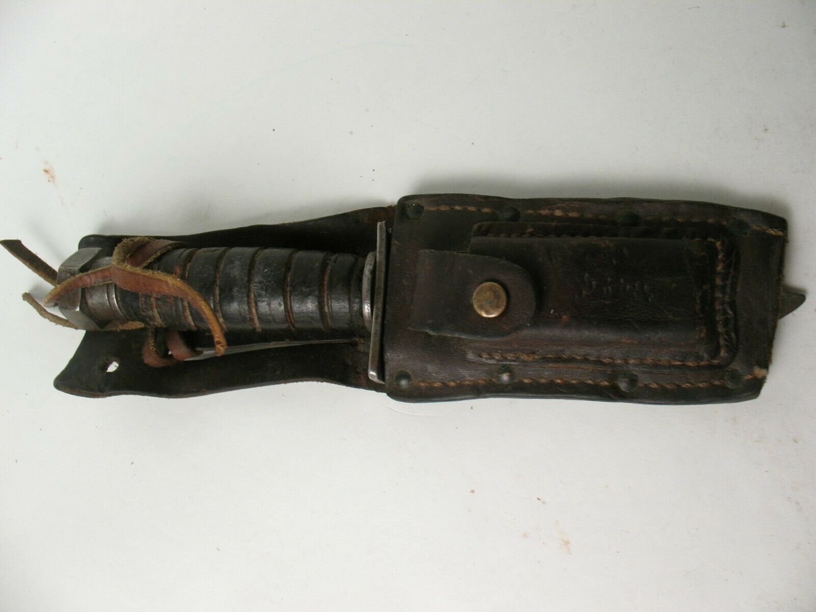 Antique Vintage Camillus Fixed Blade Military Knife with Case ...