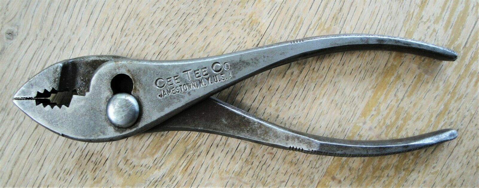 Cee Tee Crescent SlipJoint Pliers Vintage Jamestown NY M2639 Jeep
