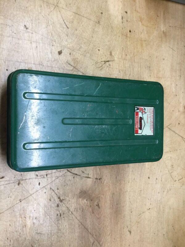 Vintage Steelcraft 8 Piece Wood Tang Chisel Set With Original Case