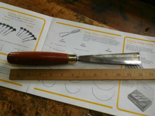 ASHLEY ILES #6 Sweep Alongee London Pattern Carving Gouge -- Antique ...