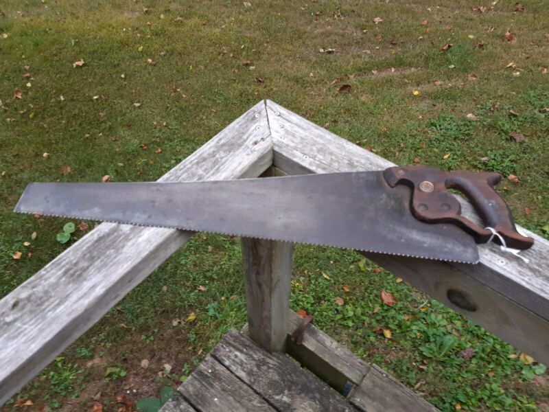 Vintage 24 inch DISSTON HAND SAW 1918 1940 08 Antique Price Guide