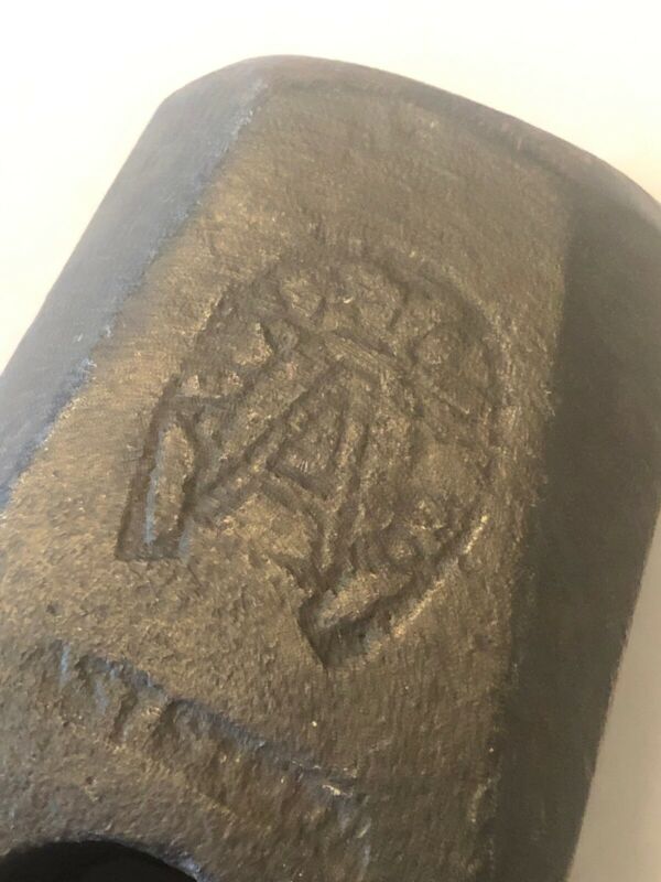 VTG ATHA 4 LB BLACKSMITH SLEDGE HAMMER HEAD USA PRE STANLEY LARGE