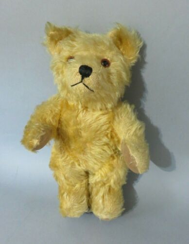 ANTIQUE VINTAGE ALPHA FARNELL ENGLISH MOHAIR JOINTED TEDDY BEAR 12 ...