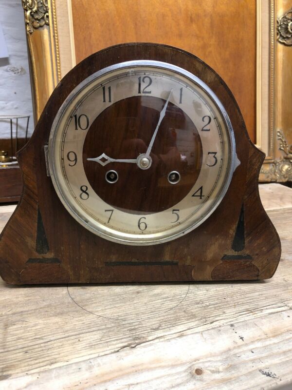 Mauthe Comet Striking Mantle Clock. Complete Clock Antique Price Guide Details Page