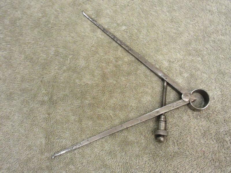 ANTIQUE STARRETT MACHINIST DIVIDERS/CALIPER 5 1/2" PAT. JULY 4,1905