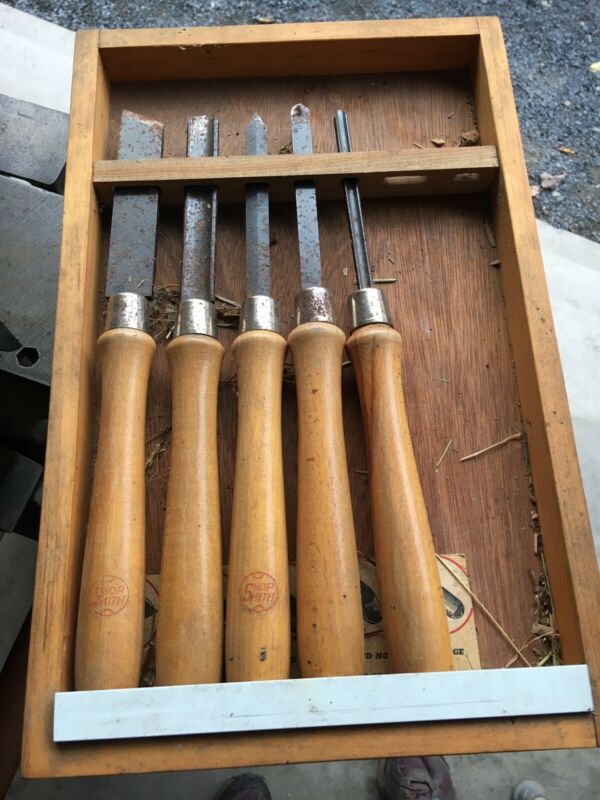 Vintage ShopSmith Lathe Chisel Set Antique Price Guide Details Page