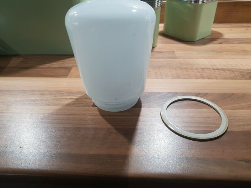 Coughtrie Glasgow Light Lamp shade Vintage glass outdoor outside plus