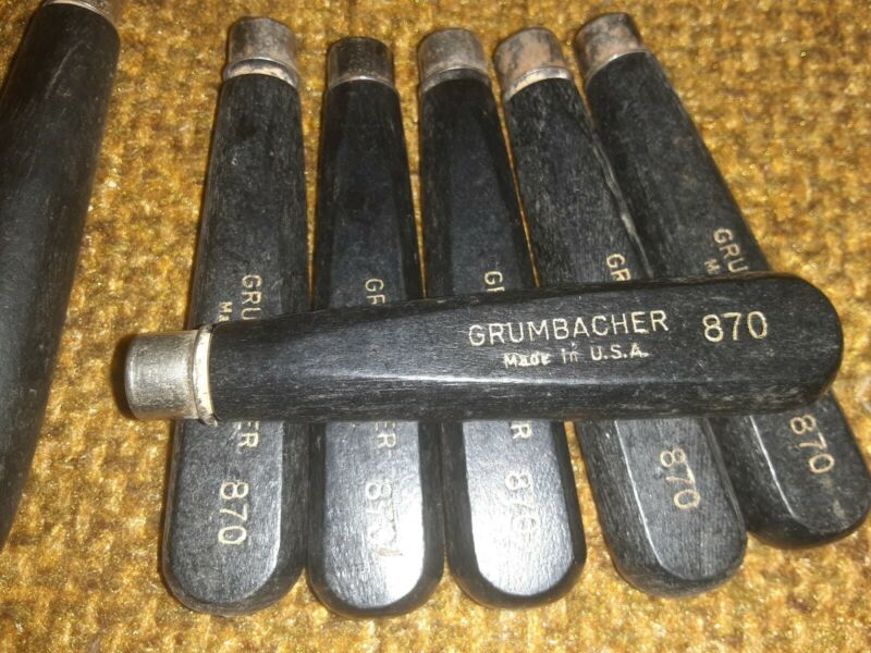 Vintage File Handles For Small Files(Grumbacher) Antique Price Guide