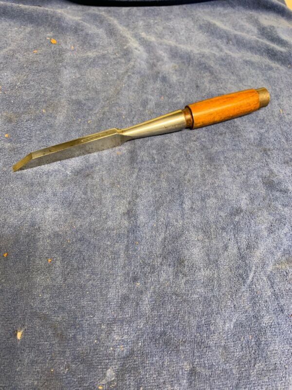 Vintage BUCK BROS 3/8" PIG STICKER MORTISE SOCKET CHISEL Antique