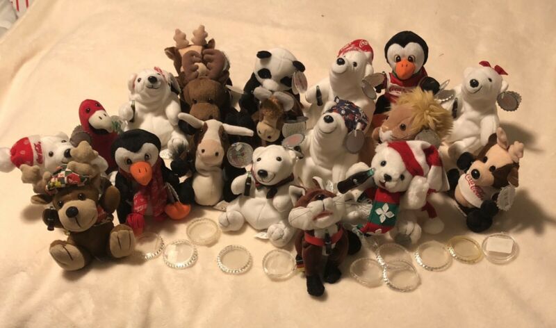 coca cola brand plush collection