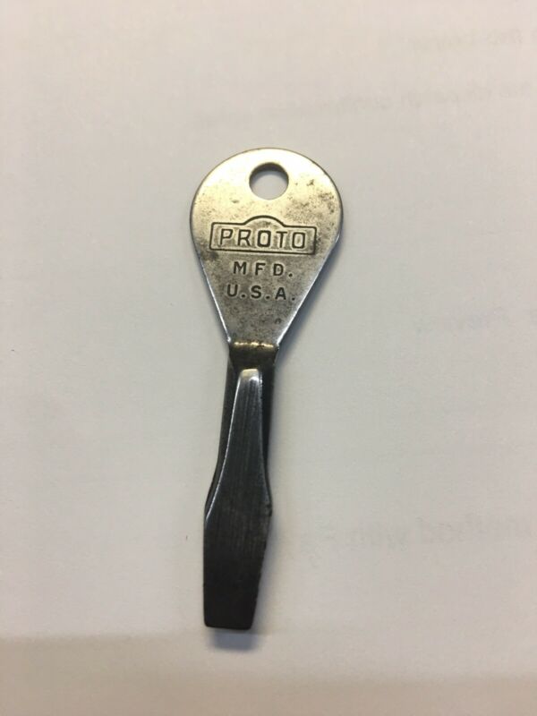 Vintage Proto Key Chain Screwdriver Used Antique Price Guide Details