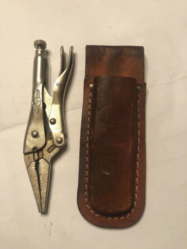 Vise Grip 6LN Petersen With Leather Pouch Vise Grip Brand Made In USA