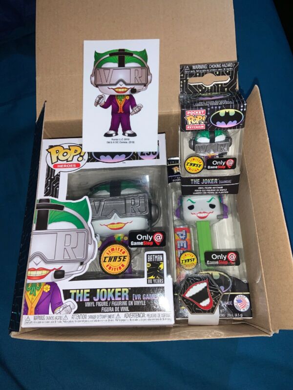 joker vr funko pop chase