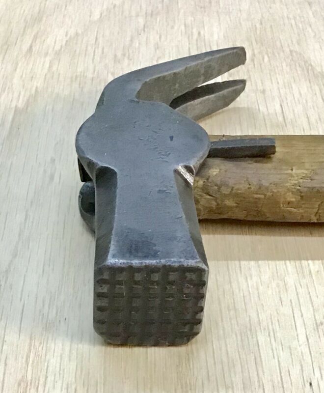 Antique Vintage Waffle Head Claw Hammer Hexagonal Head Antique Price