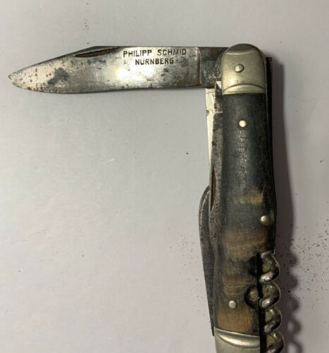 Antique Pocket Knife Philipp Schmid Nurnberg Pocket Knife Rare Vintage ...