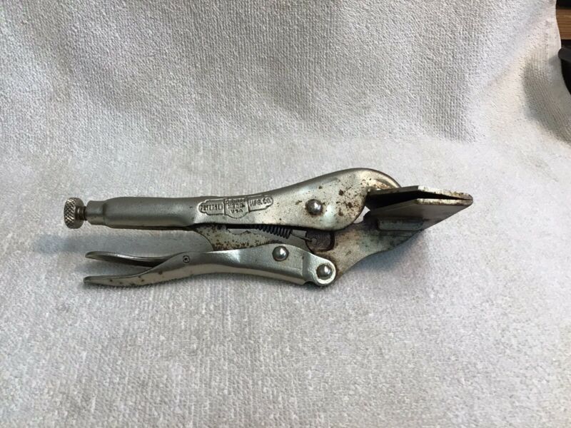 Vintage PetersonDewitt Vise Grip Sheet Metal Locking Pliers Antique