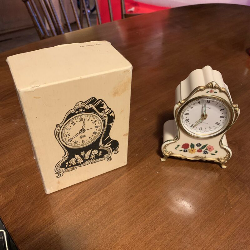 Antique Bradley Musical Alarm Clock With Swiss Musical Movement and