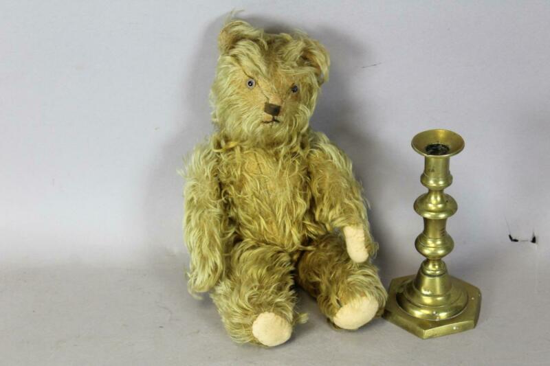 old straw filled teddy bears