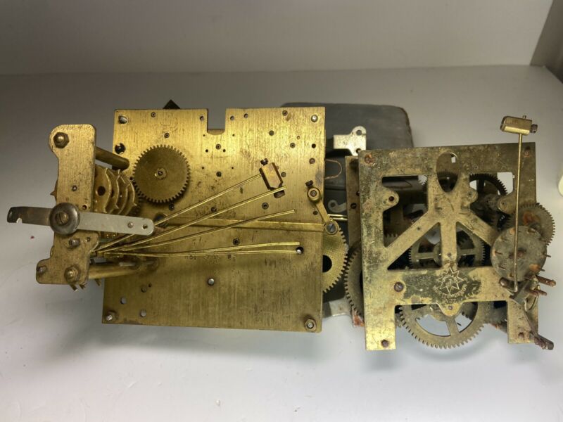 Antique German Junghans Westminster Chime Wall Clock Movements Total of 2 Antique Price Guide