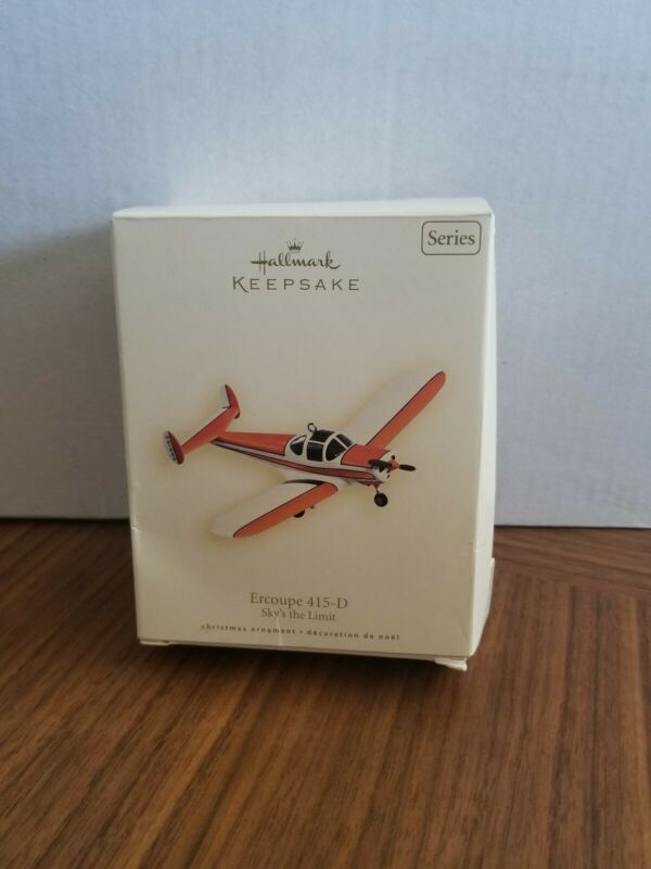 HALLMARK KEEPSAKE ERCOUPE 415D "SKY''S THE LIMIT" AIRPLANE CHRISTMAS