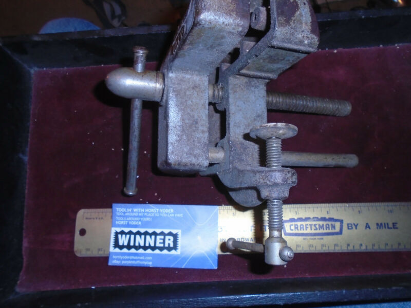 Vintage STANLEY No. 700 WOOD WORKERS CLAMP ON VISE Corner Clamp Bench